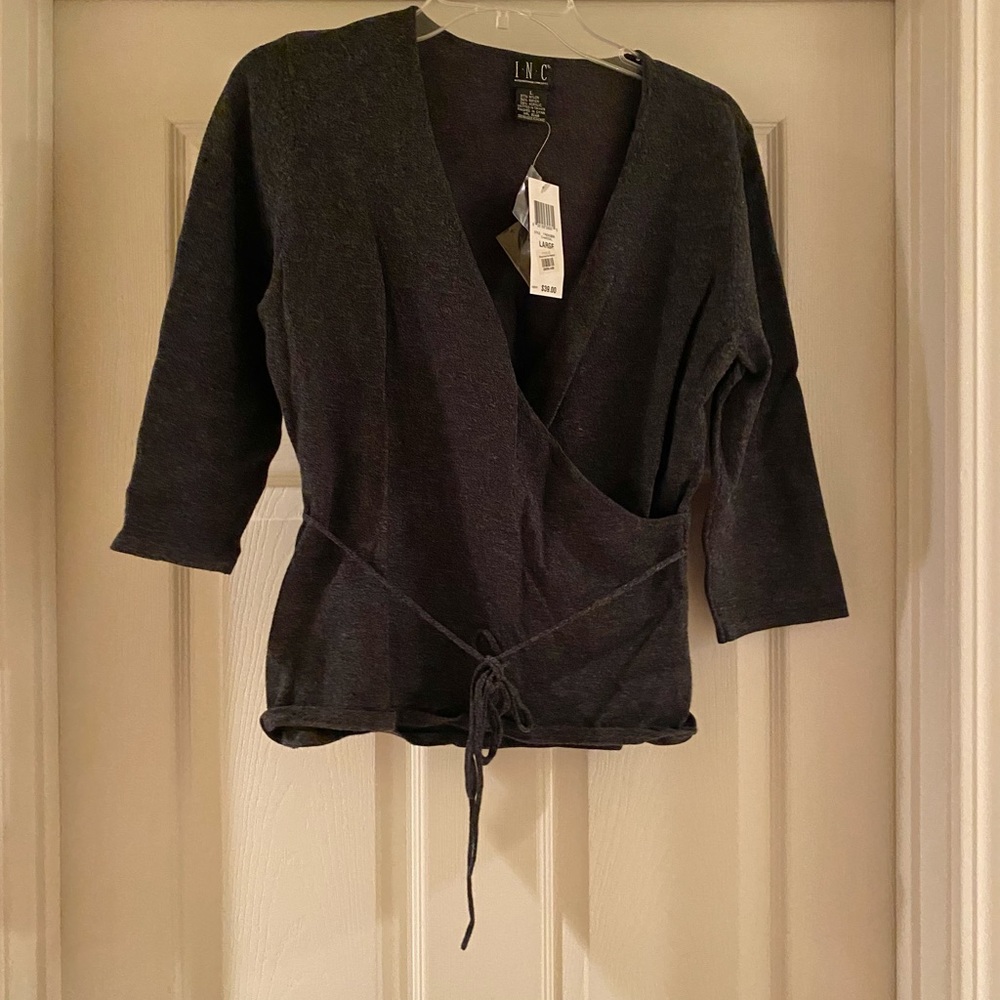 Faux wrap top